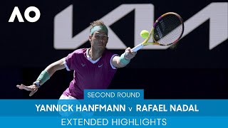 Yannick Hanfmann v Rafael Nadal Extended Highlights (2R) | Australian Open 2022
