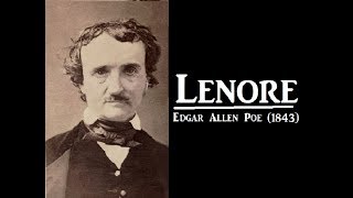 Lenore I Edgar Allen Poe I Audio Poetry Reading