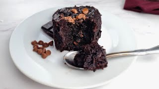 Microwave Keto Brownie Mug Cake Ready: Single Serving Low Carb Dessert