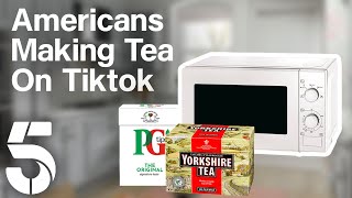 Americans Are Microwaving Their Tea? | Yorkshire Tea Vs PG Tips: Battle of the Brews | Channel 5