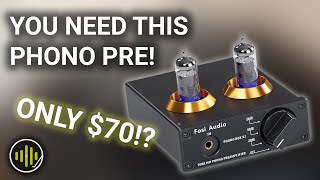 Fosi Audio Box X2 Phono Preamp Review - Tube Pre Only $70!?