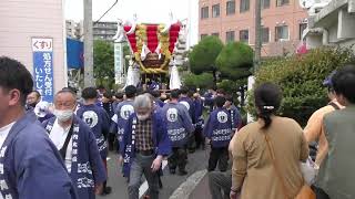 2023年５月５日 枚岡小太鼓祭り河内太鼓台枚岡病院付近を通過