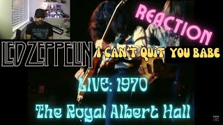 Led Zeppelin - I Can't Quit You Babe: LIVE 1970 @ The Royal Albert Hall. My First Time Listening.