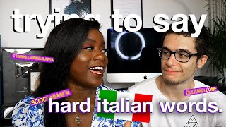 (PEOPLE FROM AROUND THE WORLD) TRY TO SAY THE HARDEST ITALIAN WORDS, WITH ITALIANS