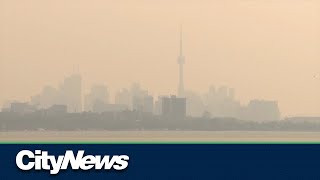 Health experts urge caution as forest fire smoke covers the GTA