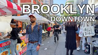 NEW YORK CITY Walking Tour [4K] - BROOKLYN - DOWNTOWN BROOKLYN