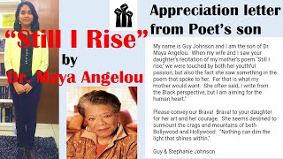 English Poem Recitation:Dr.Maya Angelou's \