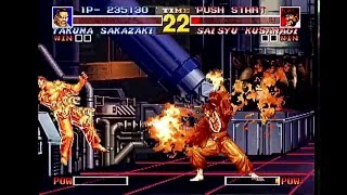 SAKAZAKI Takuma vs KUSANAGI Saisyu,OMEGA Rugal - THE KING OF FIGHTERS '95