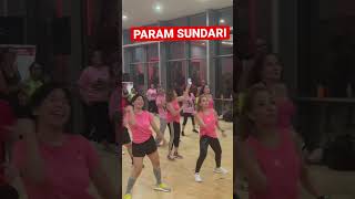 Param Sundari Zumba dance | Zumba fitness | group dance #zumbadance #groupdance #shorts