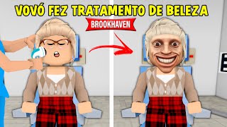 VOVÓ FEZ UM TRATAMENTO DE BELEZA! Historinhas Brookhaven RP 🏡 │ ROBLOX