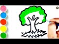 tree drawing how to draw tree drawing step by step tree drawing easy tree drawing by arya.