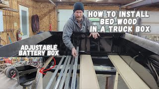 1935-36 Truck Bed Wood Installation and Customized Battery Box