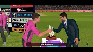 bbl |trophy winning in| real cricket 22| sydney sixers winning movement| cricket|
