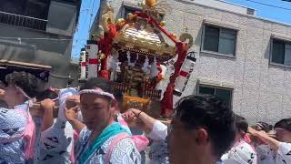 2024 小田原松原神社例大祭　神輿渡御　5日　北條稲荷