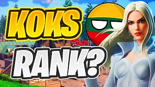 Koks Mano Rank'as? | Fortnite Lietuviškai