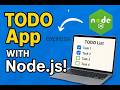 Build a TODO List App with Node.js, Express & EJS (Beginner-Friendly!)