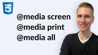 Screen vs Print vs All in CSS Media Queries