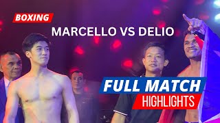 DELIO/EL-BRUTO (Timor-Leste) VS MARCELLO (Indonesia) ||Professional Boxing|| Video Highlight