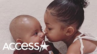 Kylie Jenner's Daughter Stormi Snuggles With Cousin Psalm In Adorable Bonding Moment