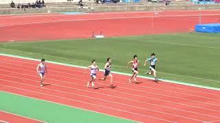 秋田市民陸上2023　男子100m予選　内藤　20230423