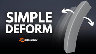 Learn Simple Deform Modifier in Blender!