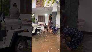 കൊടും മഴ വീട്ടിൽ വെള്ളം കേറി🥲#shorts #trending #shortvideos #rain #flood #viral