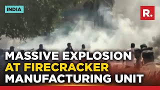 Explosion In Firecracker Manufacturing Unit In Tamil Nadu's Krishnagiri Kills 7