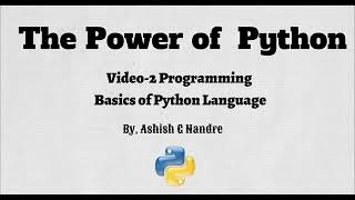 03 Programming Basics of Python |Variable | Datatypes |operators| Typecasting