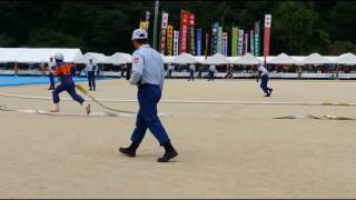 千葉県山武市消防団ポンプ車操法大会