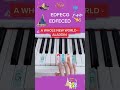 Most Popular Disney Song!!! A Whole New World - Aladdin (Easy Piano Tutorial) #easypianotutorial