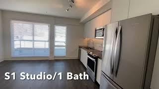 Floor Plan S1: Studio / 1 ba