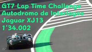 [GT7] ラップタイムチャレンジ インテルラゴスサーキット Jaguar XJ13 '66《1'34.002》922位