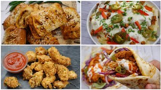 4 Best Iftar Special Recipes,Chicken (Shawarma, Popcorn,bread,Loaded fries)By Recipes Of The World