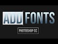 How to Add/Install Fonts in Photoshop 2023