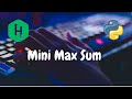 09 - Mini Max Sum | Warmup | Hackerrank Solution | Python
