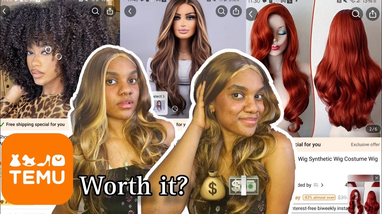 Temu Wigsрџ вђќв ђпёџ Is It A Scam I Bought Wigs From Temu Youtube