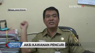 Aksi Kawanan Pencuri di Sekolah Terekam CCTV