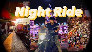 Elections in Mumbai Maharashtra! Night ride! shops closed