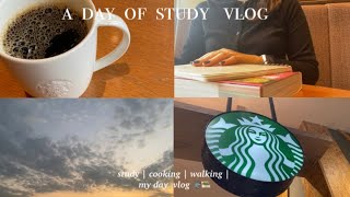 【study vlog】| 社会人 | スタバで勉強  | 毎日10,000歩作戦🚶‍♀️| お弁当作りから夜ご飯まで🍱 | 自炊👩🏻‍🍳