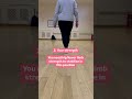 want better balance practise heel to toe walking . seniorfit balance seniors