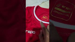 Beda jersey TIMNAS player issue dan replica buatan Erspo (Home)