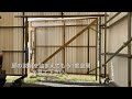 i made a warehouse using steel pipes and corrugated sheets