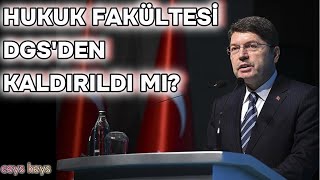 DGS HUKUK KALDIRILDI MI? YKS HUKUK BARAJI DÜŞÜRÜLDÜ.