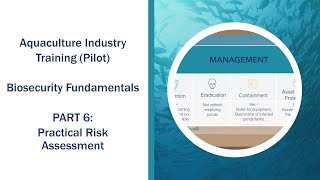 Biosecurity Fundamentals - Part 6 - Practical Risk Assessment