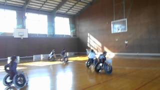 車椅子バスケ（ツインバスケ）高岡練習5/31② Wheelchair twin basketball