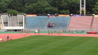 第75回愛知県陸上競技選手権大会リレー競技  男子4×100mR 予選第8組 2015/7/11