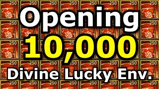 Opening 10,000 Divine Lucky Envelopes (14,500g Spent) | GW2