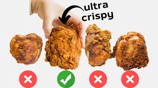 This method makes the CRISPIEST keto fried chicken