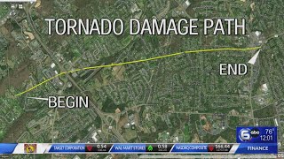 Mapping the EF2 tornado's path that struck West Knox County