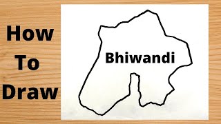 Drawing Bhiwandi Map - India